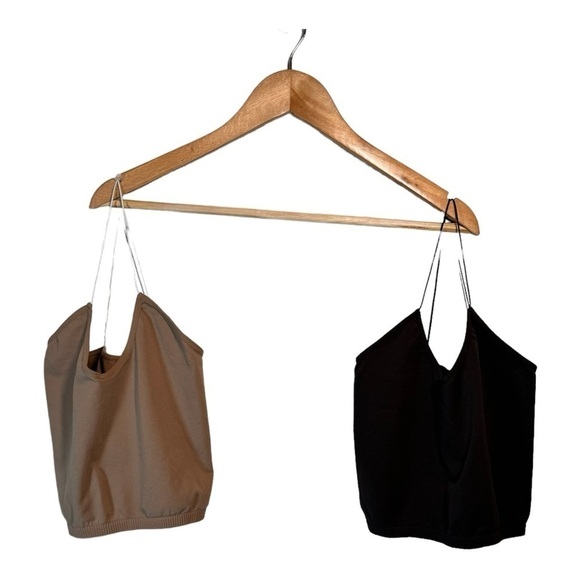 Free People Seamless Skinny Strap Tank Top Bundle - Picture 1 of 13